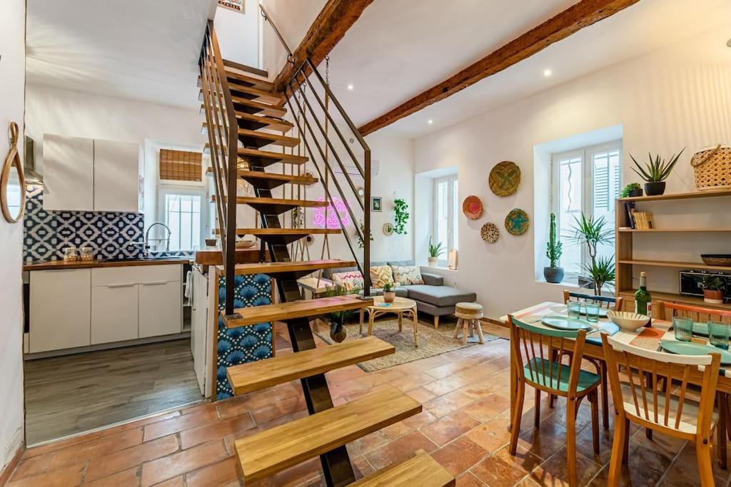 Ciotat Colada Beau Duplex Atypique A 50 M Du Port Classe 3 Etoiles La Ciotat Exterior foto